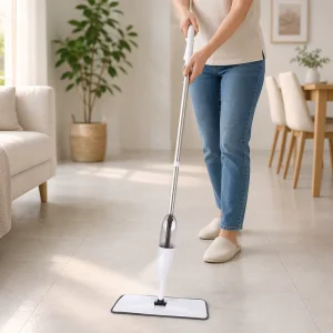 OEM Microfiber Refillable Water Tank 360 Swivel Stainless Steel Lightweight Wet Dry Hardwood Tile Floor Flat Mop