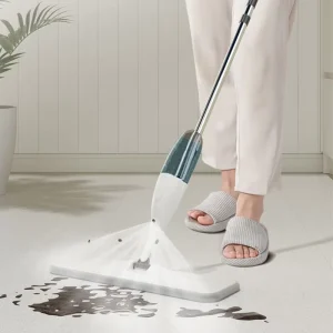 OEM Microfiber Spray Mop with 360° Rotary Head for Bathroom and Kitchen Cleaning