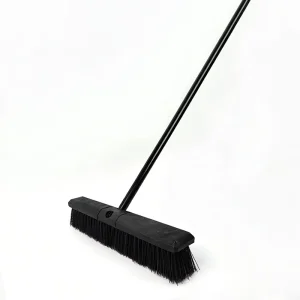 OEM/ODM Factory Direct Heavy Duty Floor Brush Long Handle Stiff Black Bristles for Commercial, Industrial, Outdoor Cleaning