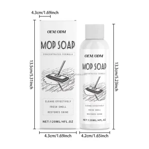 OEM ODM Liquid Floor Mop Cleaner Restoring Dust Natural Fragrance Solvents Quickly Dissolves High Quality 120ml ISO9001