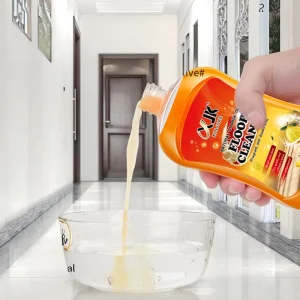 OEM Orange Fresh 500ml Quick-Dry Shine Enhancer Disposable Liquid Floor Cleaner for Wood and Tile Floors