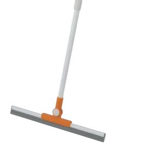 OEM Retractable 71.5 114cm Silicone Metal Handle Sweeper Broom Floor & Window Scraper MOQ 500 Sets Direct