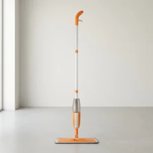OEM Reusable Lightweight Aluminum Flat Mop with 2 Microfiber Pads for Household Floor Cleaning