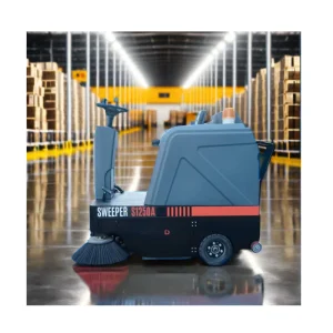 OEM S1250A Large Industrial Automatic Ride-On Floor Sweeper Truck Electric Workshop Floor Cleaner Machine