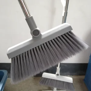 Office Home Floor Cleaning Tools Long Handle 180 Degree Rotatable Broom Dustpan Combo Set Stand up Broom and Dustpan Set