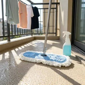 One-Push Dust Mop for Supermarket Mall and Public Areas
