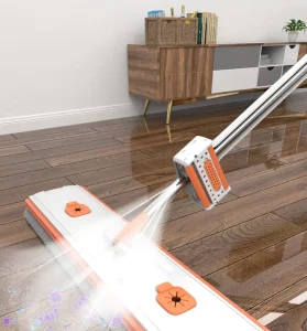 Orange Extra 50*12cm Flat Mop with High Decontamination and Mite removing Chamber Spray Mop