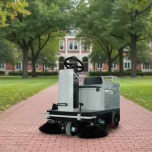 Outdoor Electric Street and Leaf Sweeper Machine