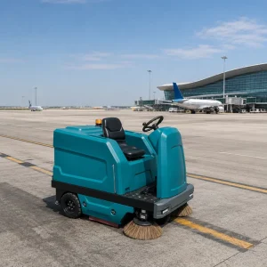 Oversized 8㎡ Dust Filter S1600 Ride on Industrial Vacuum Heavy Dust Warehouse Floor Sweeper