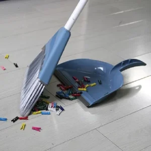 PET Head Floor Cleaning Broom with Medium Bristles