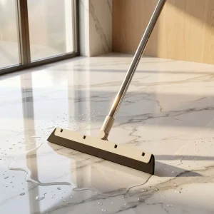 PP EVA Squeegee Broom with 180-Degree Rotating Stainless Steel Pole for Floor Cleaning