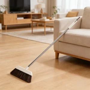 PP TPE PET Handheld Scrubber Broom for Home and Commercial Floor Care