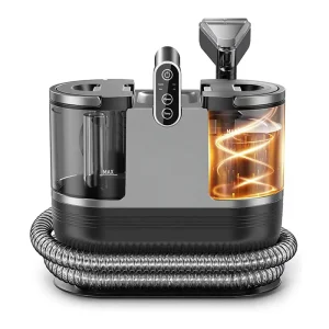 PUROLF 4 in 1 Electric Carpet Cleaner Handheld Wet and Dry Cleaning Machine with Heat up to 60.C Stain Cleaner for Garages
