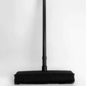 Pet Hair Remover Carpet and Floor Broom with Telescopic Handle and Silicone Rubber Squeegee