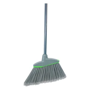 Plastic Angle Broom for Lobby, Garage, and Leaf Sweeping