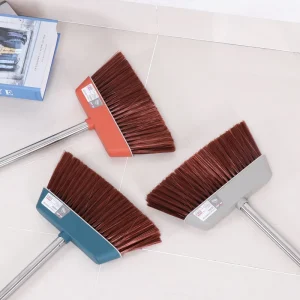 Plastic Bottle Broom with Long Metal Handle