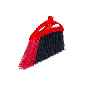 Plastic Floor Broom and Dustpan Set for Indoor and Outdoor Use