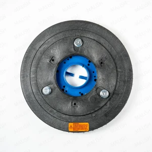 Plastic Floor Scrubber Machine Part 13.5 Inch Brush Pad Holder with Round Lug 0.12kg