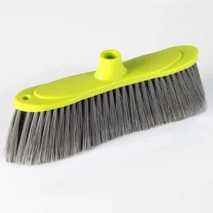 Plastic Household Floor Broom Head with Soft Bristles