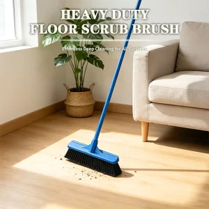 Plastic Industrial Push Broom for Outdoor Floor Sweeping and Cleaning