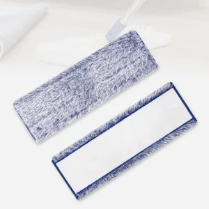 Polyester Microfiber Flat Mop Pad Refills, Absorbent Wet and Dry Replacement Heads