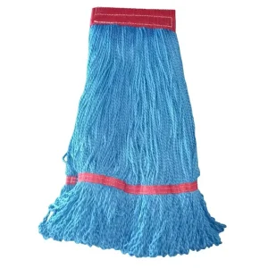 Polyester Nylon Looped-End Wet Mop Head for Commercial Hotel Floor Cleaning