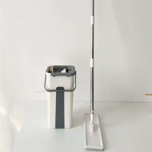 Popular Flat Mop Stainless Steel Mop With Squeeze Bucket Flat Mop With Bucket As Seen on Tv