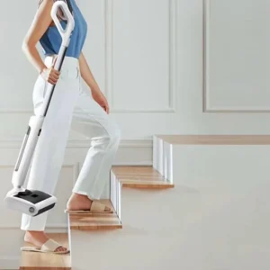 Portable 3-in-1 Wireless Handheld Electric Steam Mop and Wet and Dry Vacuum Cleaner with US Plug