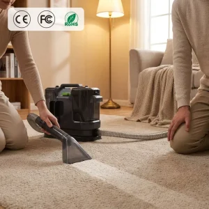 Portable Carpet Extractor Handheld Wet Dry Dirty Fabric Sofa Upholstery Spot Cleaning Vacuum Cleaner and Dryer Machine