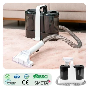 Portable Carpet and Upholstery Spot Cleaner Wet/Dry Vacuum Cleaner with Pet Stain Remover for Curtains, Floors, and Windows