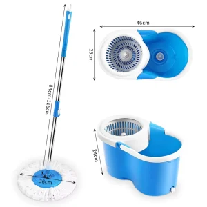 Portable Colorful Durable Cleaning 360 Easy Spin Cleaning Mops Set for Floor Cleaner Mop