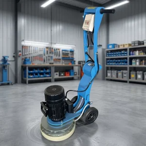 Portable Concrete Grinder Edger Polisher with 2.2/1.1KW Motor External Vacuum Support Wall Grinding