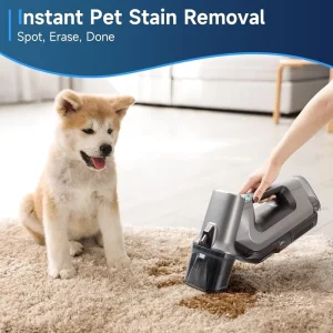 Portable Cordless 13KPa Handheld Wet and Dry Carpet and Cloth Spot Cleaner Cyclone USB Charging