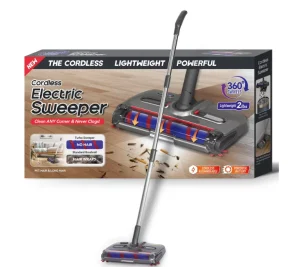 Portable Cordless Electric Floor Sweeper for Home Cleaning