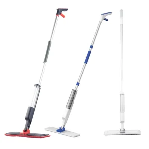 Portable Detachable Microfiber Spray Mop with Dry and Wet Cleaning Function