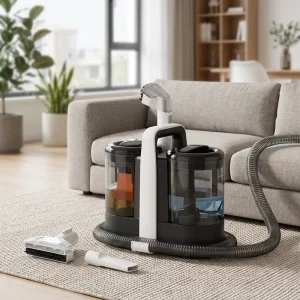 Portable Electric Carpet Sofa Spot Cleaner Wet Dry Function Self Cleaning High Temperature Steam Vacuum Deep Cleaning Machine