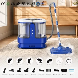 Portable Electric Wet Dry Carpet and Sofa Spot Cleaner with Steam