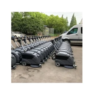 Portable Hand Self propelled Push Floor Scrubber Mini Walk Behind Floor Scrubber Small Floor Cleaning Machine