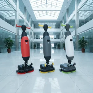 Portable High Speed Deep Small Commercial Floor Scrubber Machine Battery Floor Scrubber