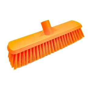Portable Lightweight Plastic Bathroom Cleaning Push Broom Brush Design for Toilet Gap & Floor Washing
