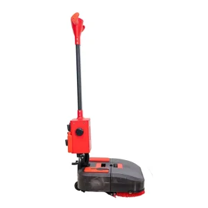 Portable Mini Floor Scrubber with 440mm Squeegee Brush for Retail Shops, Offices, and Schools