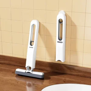 Portable Mini Self-Squeeze Mop for Small Spaces, Bathrooms, Kitchens, Glass, Floors, and Desks
