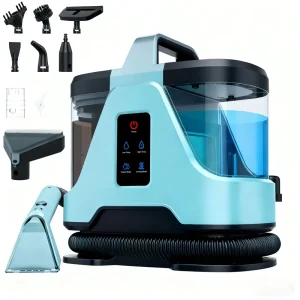Portable Multi-Purpose Steam Cleaner and Vacuum for Sofa, Carpet, Stairs, Fabric, Car, and Home