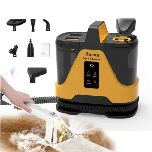 Portable Spray Steam and Hot Water Carpet Sofa Vacuum Cleaner Wet and Dry Dirty Fabric Sofa Spot Cleaning Machine for Home Use
