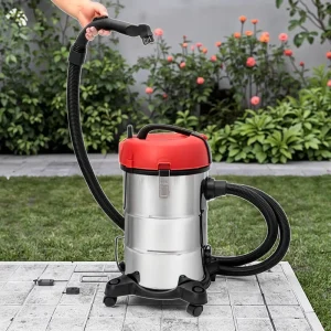Portable Stainless Steel Tank Wet Dry Vacuum Cleaner Blower Multifunctional Carpet Cleaner with Powerful Motor for Outdoor Use