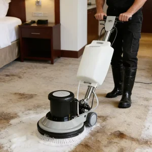 Portable Upright Rug and Carpet Spot and Stain Cleaner for Hotel Guest Rooms
