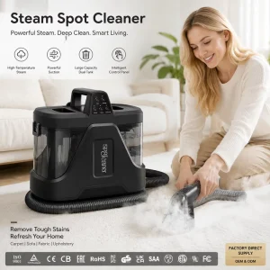 Powerful Wet Dry Cleaning Machine Professional Portable Steam Spot Vacuum Carpet Cleaner for Home Carpet Curtain Mattress