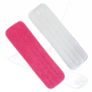 Premium Microfiber Mop Replacement Cloth Reinforced Locked Edge Mop Pad for Hardwood Laminate Tile Floor Cleaning