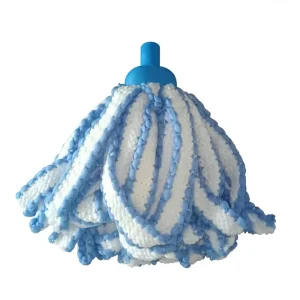 Premium Woven Microfiber Wet & Dry Dual Use Replacement Mop Head for Hotel Property Janitorial Floor Cleaning
