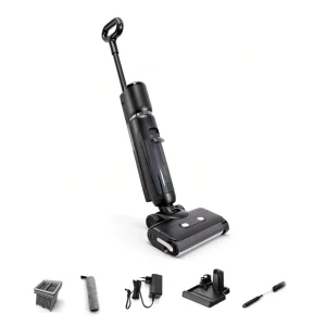 Private Label Available Multi Surface Cordless Wet Dry Vacuum Cleaner and Mop with Self Cleaning LED Display for Household Use